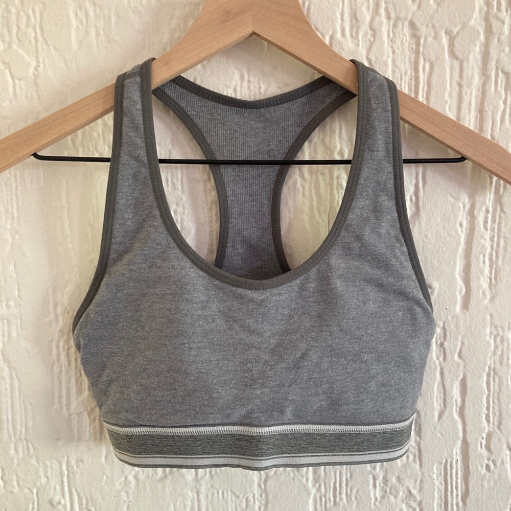 Manduka Gray Sports Bra Size Small